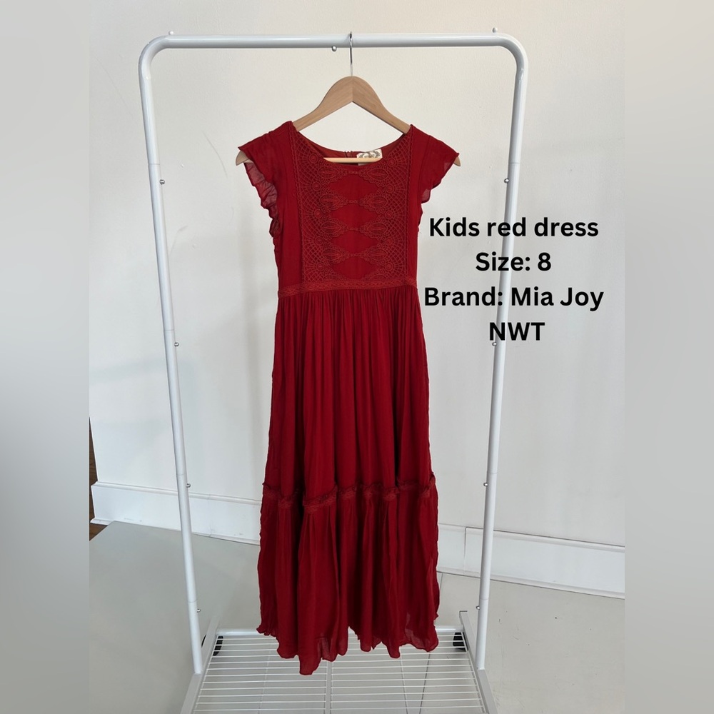 Kids red dress
